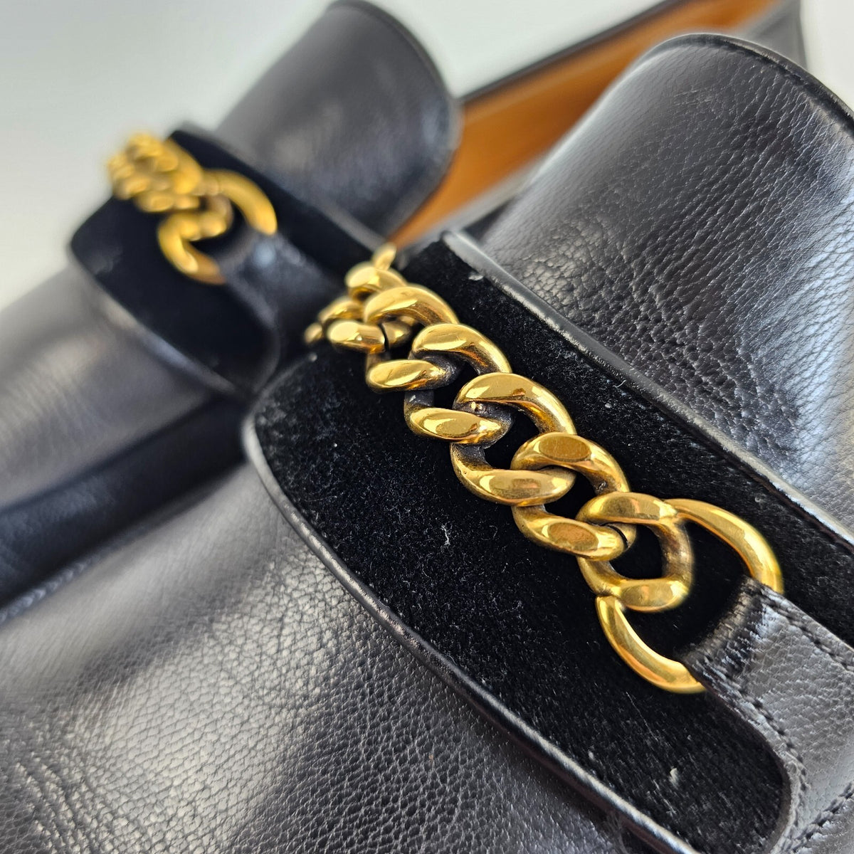 TOM FORD York Black Leather Loafers Size US 11