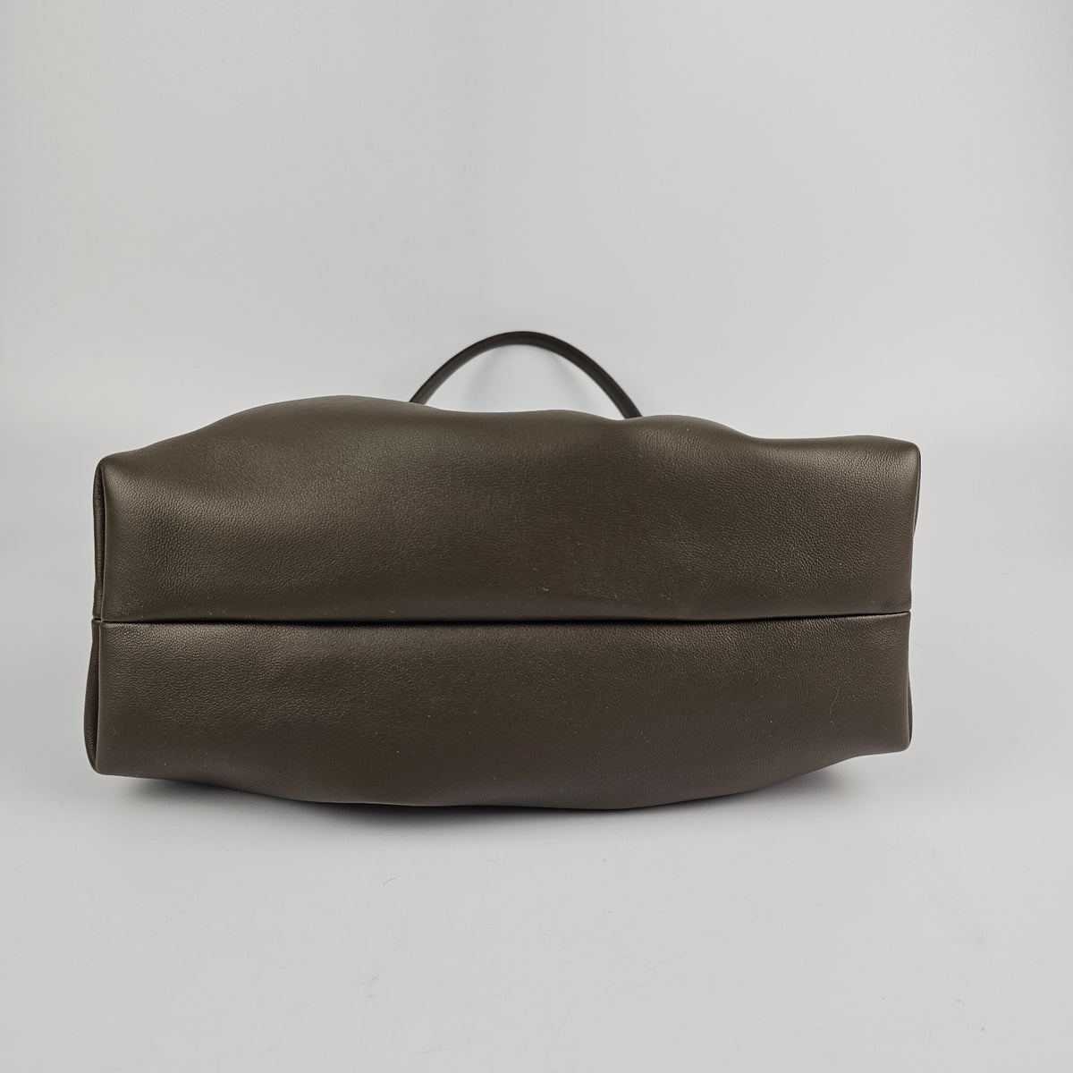 FERRAGAMO Concrete Leather Soft Shoulder Bag New & Authentic