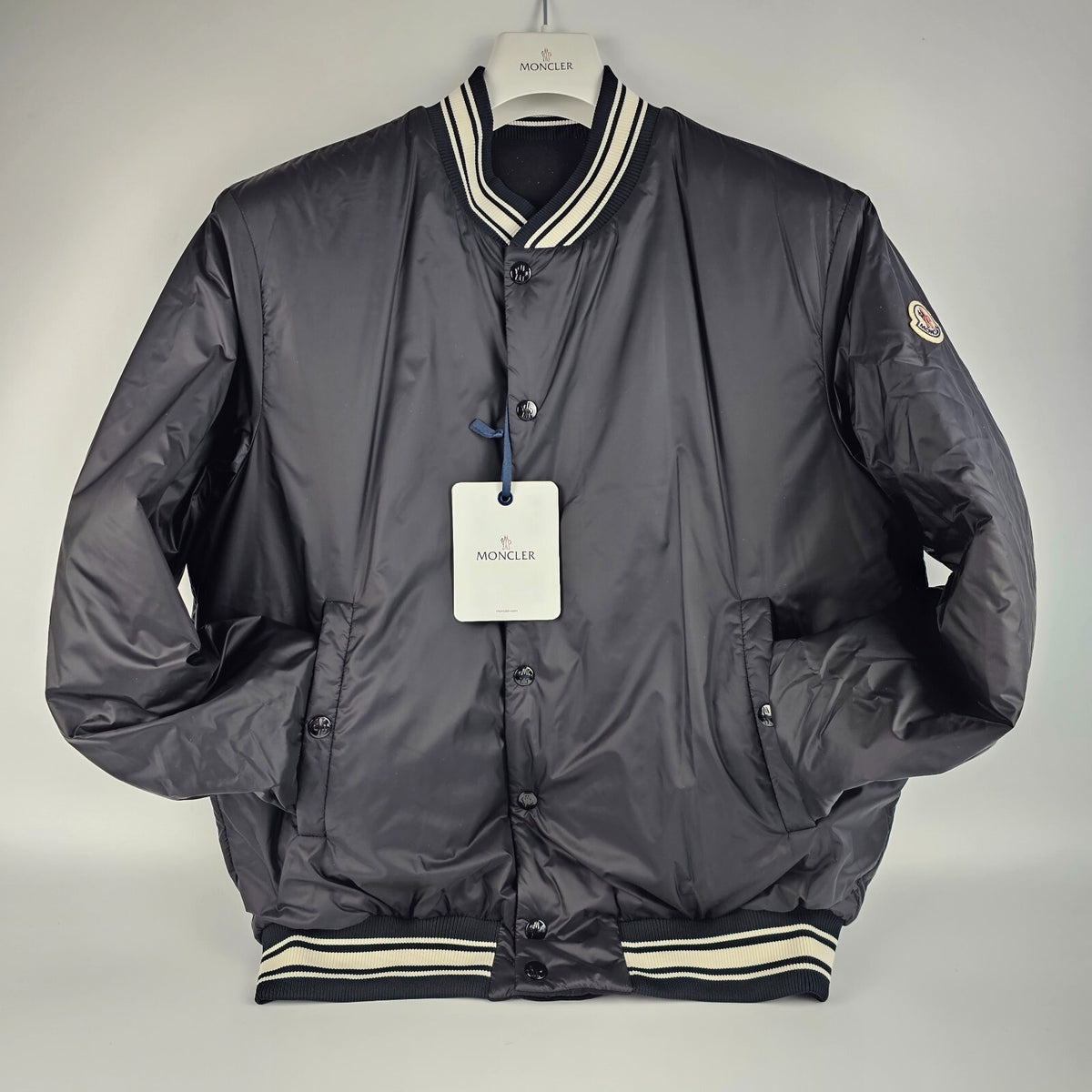 MONCLER Bouchet $2270 Men's Black Down Jacket New