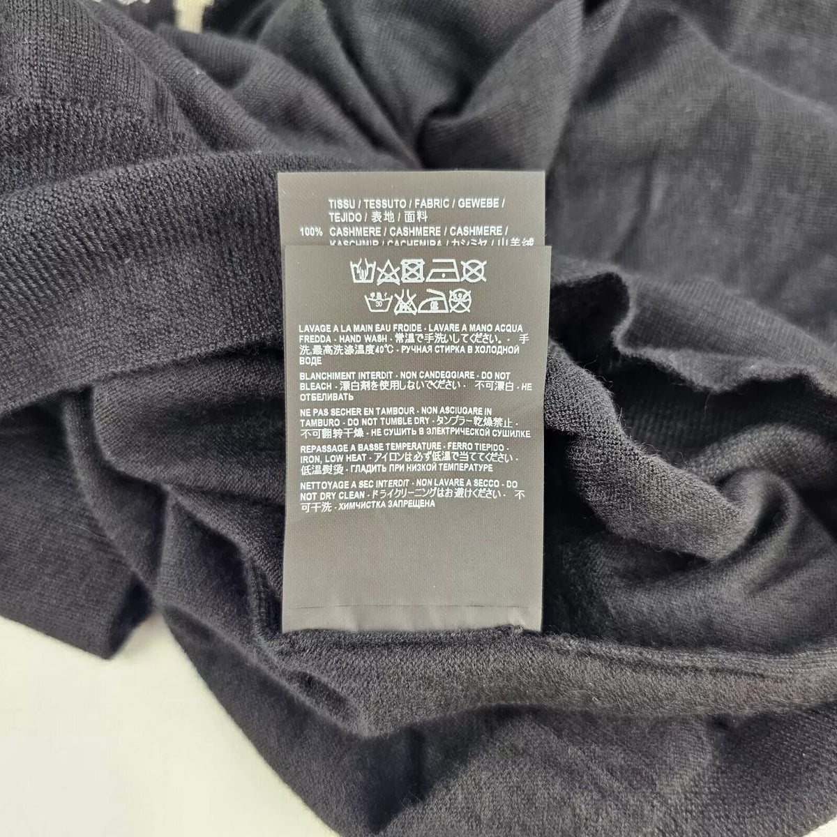 SAINT LAURENT Men's Black Universite Sweater New Size M
