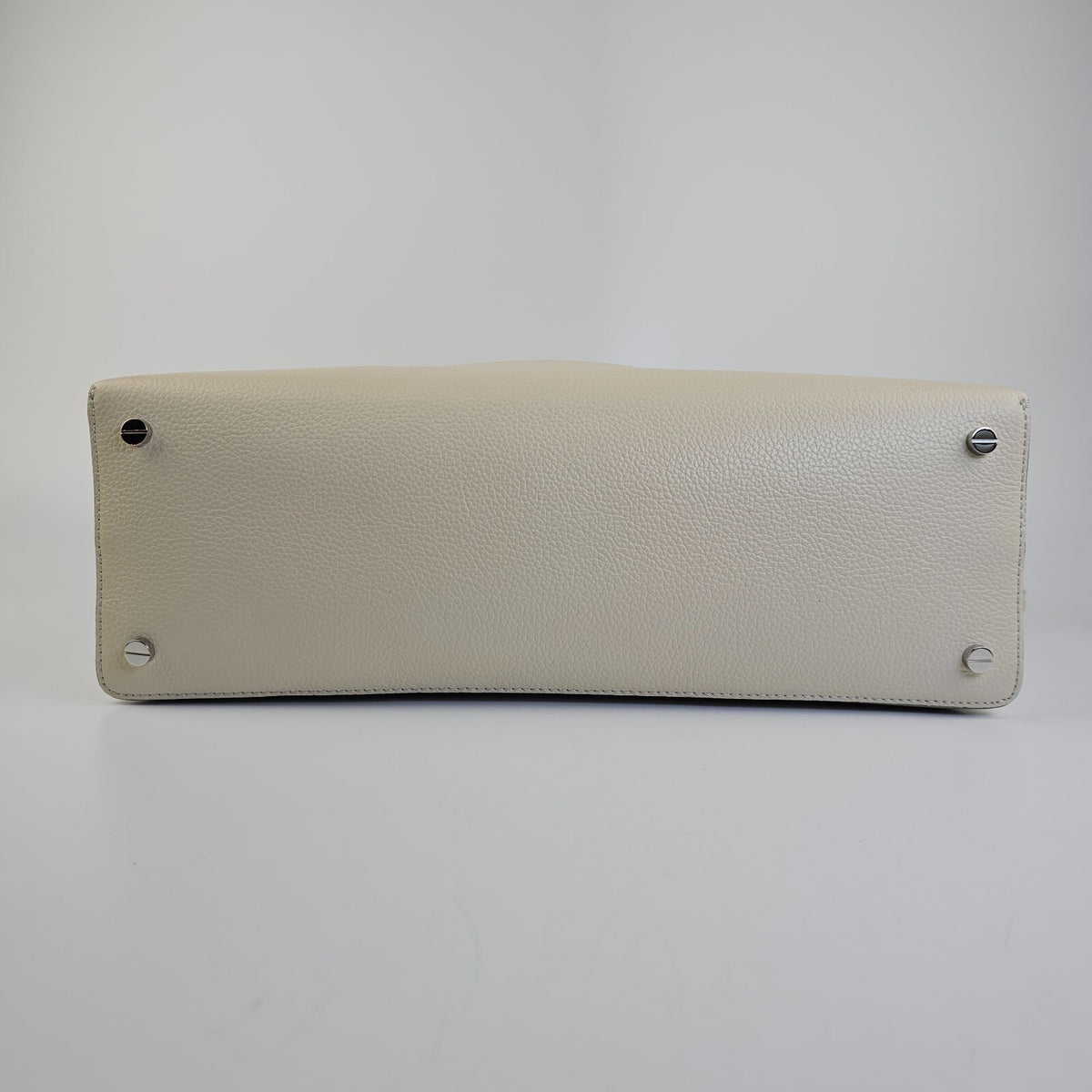 TOTEME T-Lock Milk White Leather Top Handle Bag New