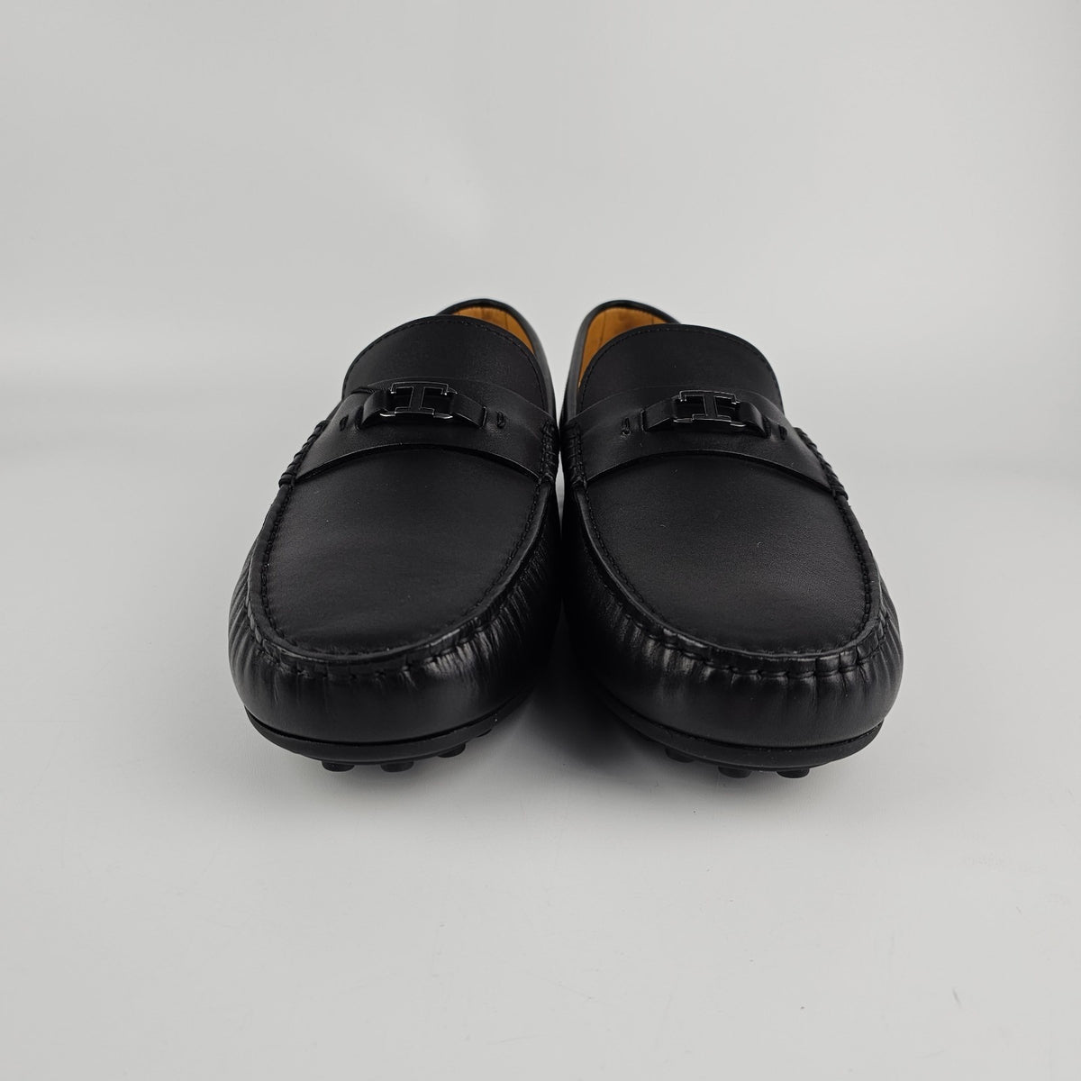TOD'S City Gommino Black Loafers New & Authentic