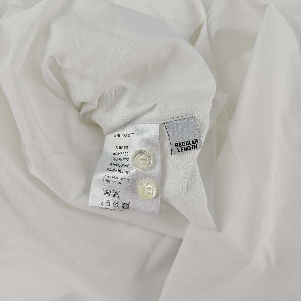 Neil Barrett White Shirt Size XXS New
