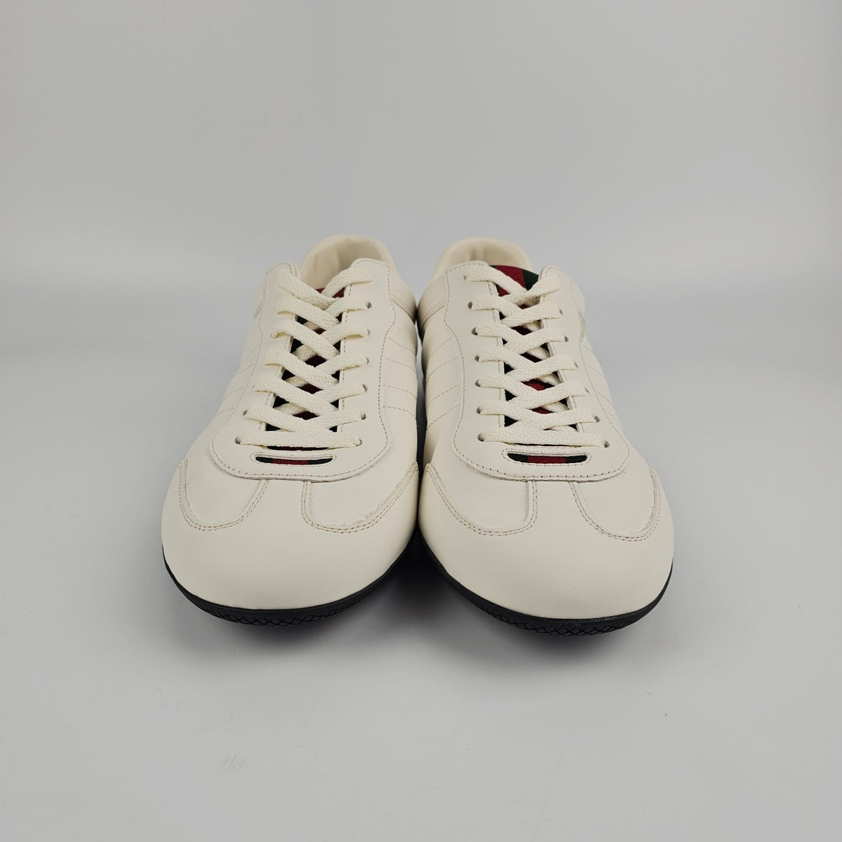 GUCCI Shift $1050 Men's White Leather Sneakers New & Authentic