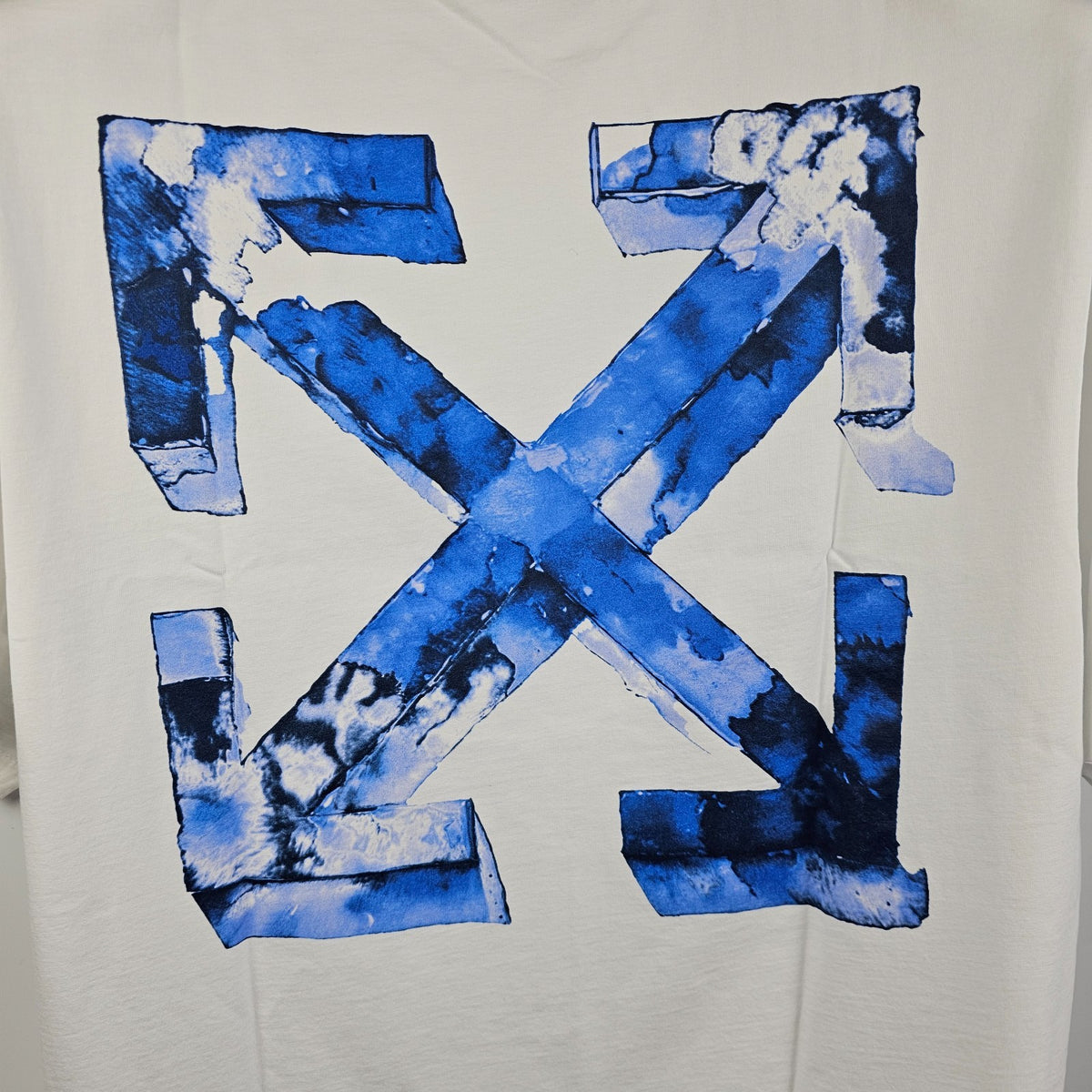 OFF-WHITE White Cotton Men's T-shirt New & Authentic