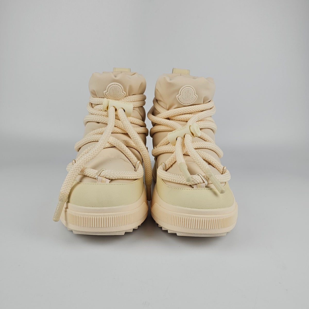 MONCLER Altive Women's Light Beige Boots New