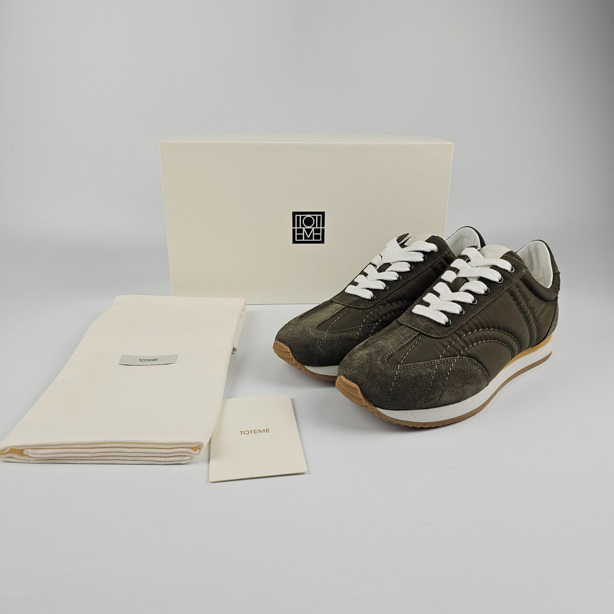 TOTEME Brown Sport Sneakers New