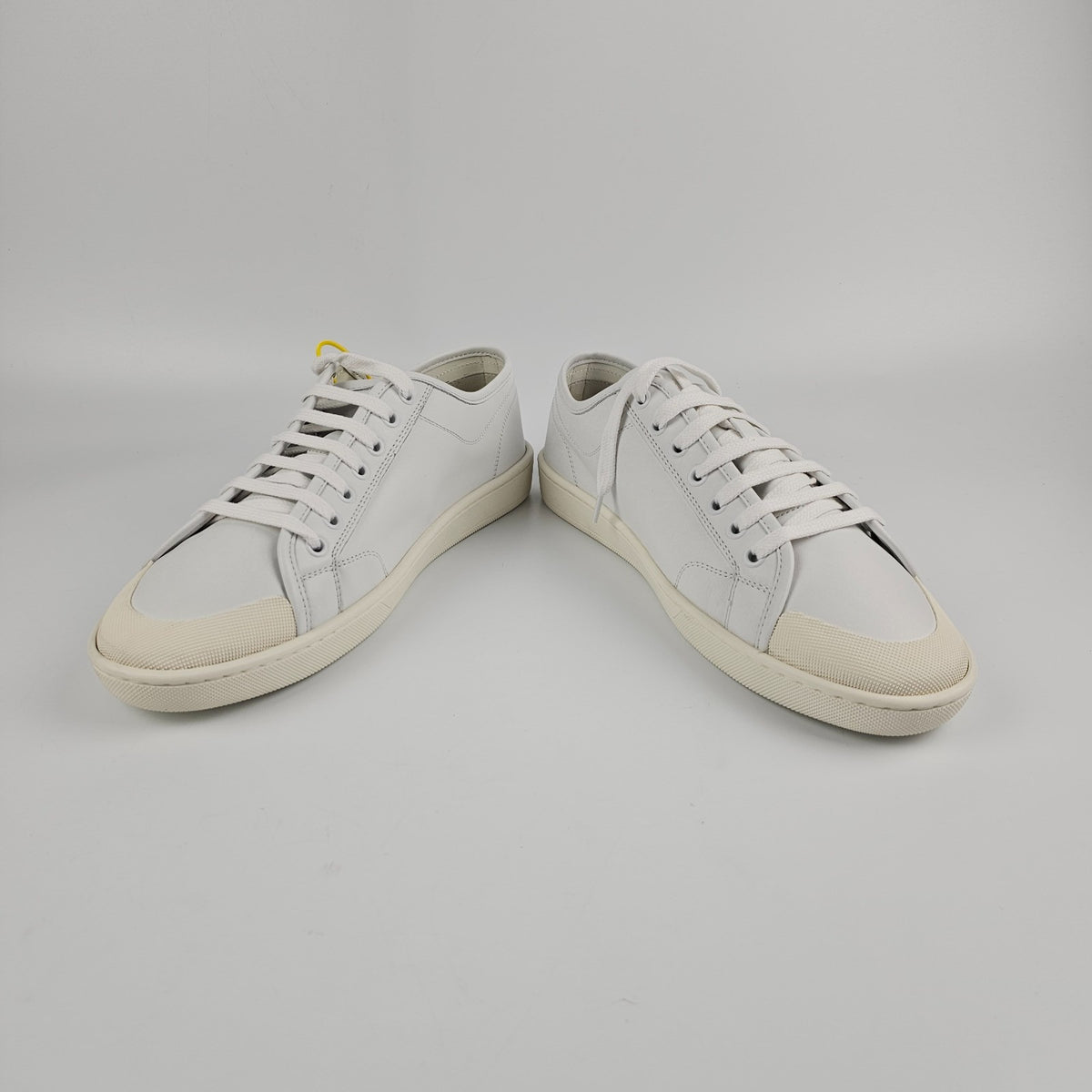SAINT LAURENT Gym Blanc Optique Sneakers New Size 43.5 US 10.5