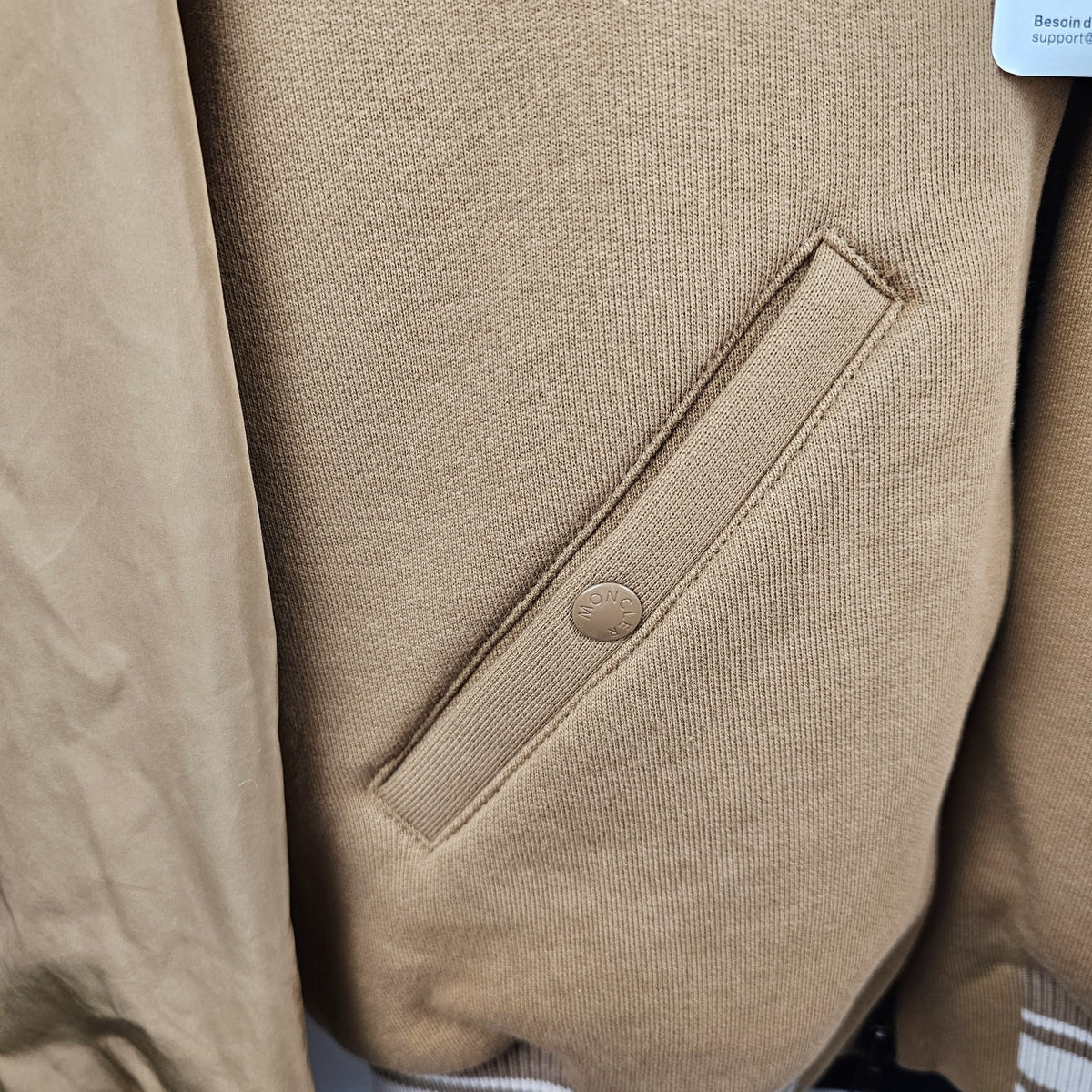 MONCLER Vennes $2290 Men's Camel Beige Reversible Jacket New