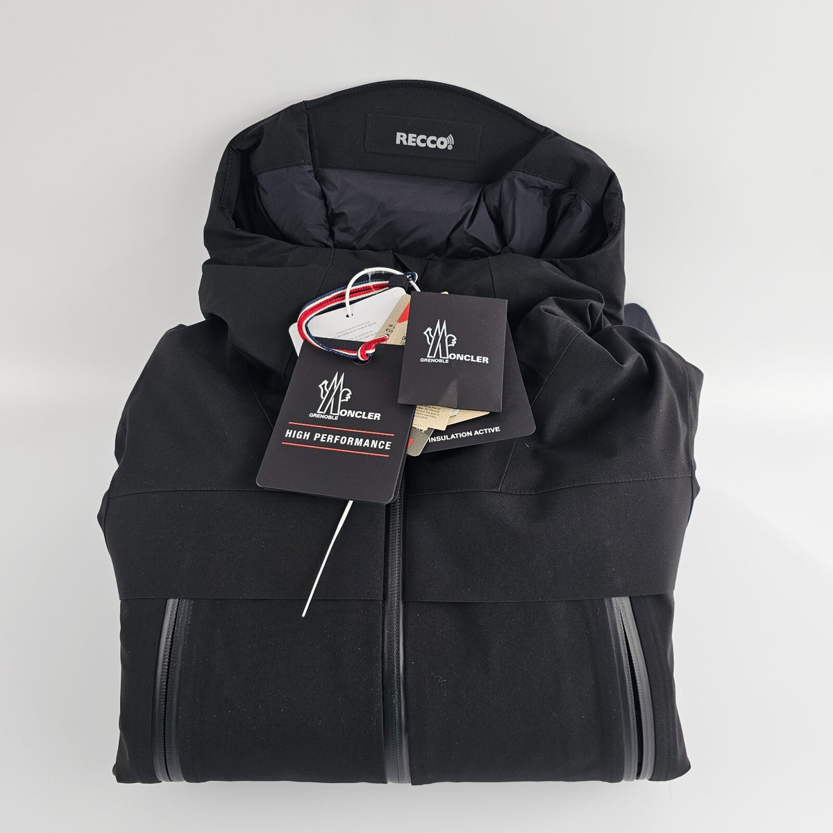 MONCLER GRENOBLE Chanavey Women's Black Padded Ski Jacket New