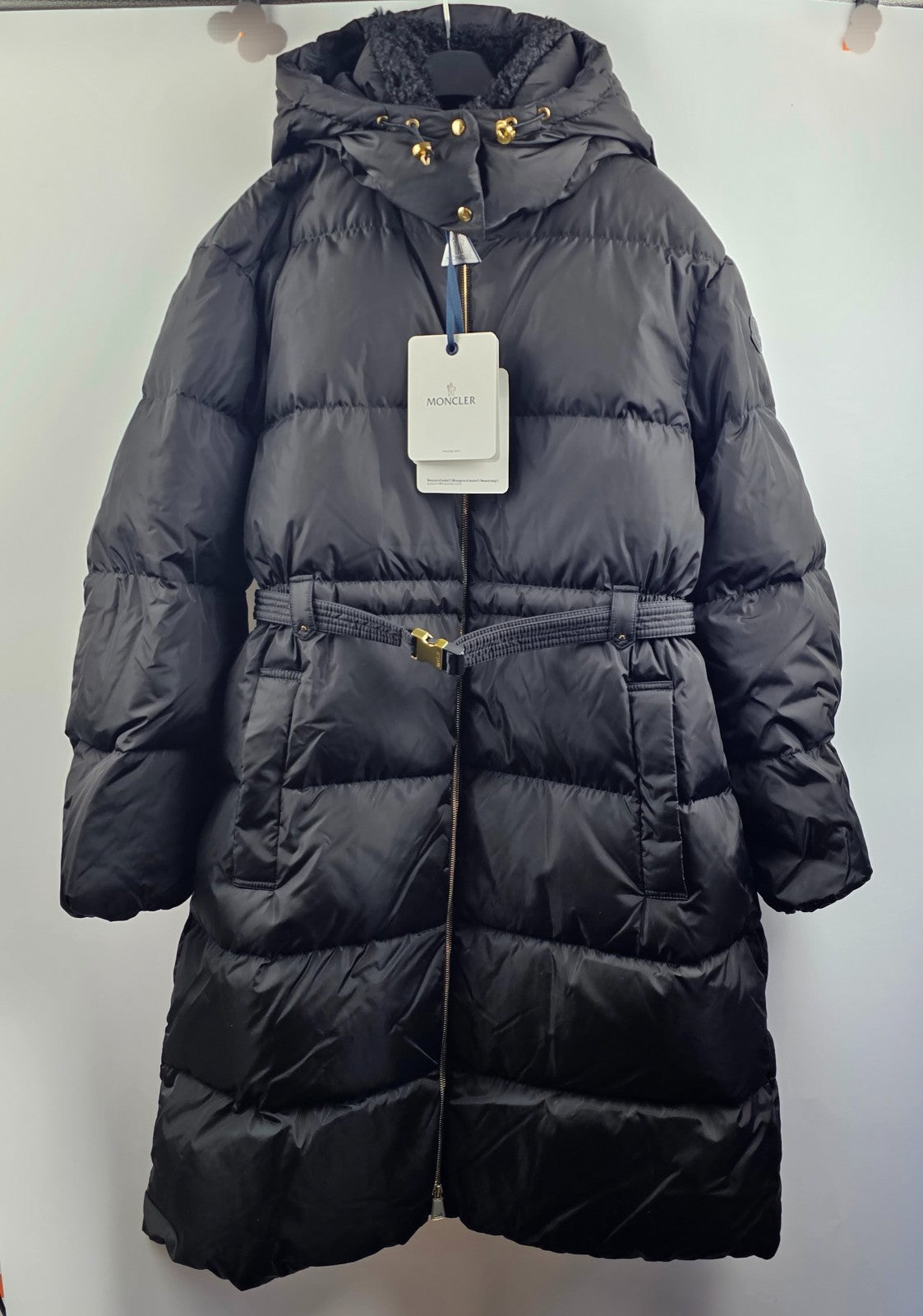 MONCLER Briant $3350 Women's Black Down Jacket New
