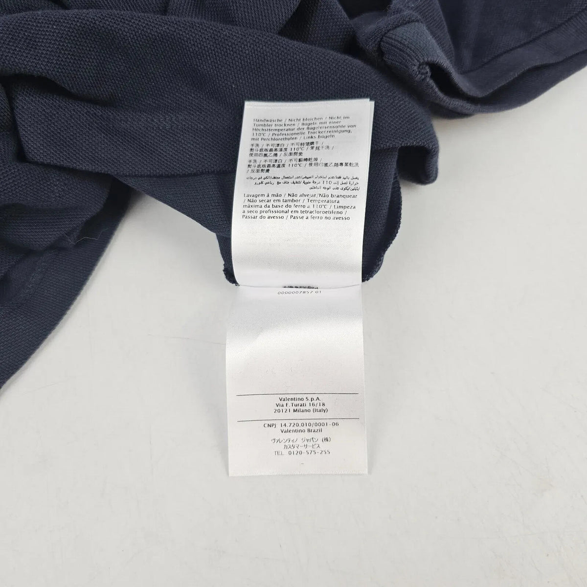 Valentino Men's Blue Polo Shirt New Size XL