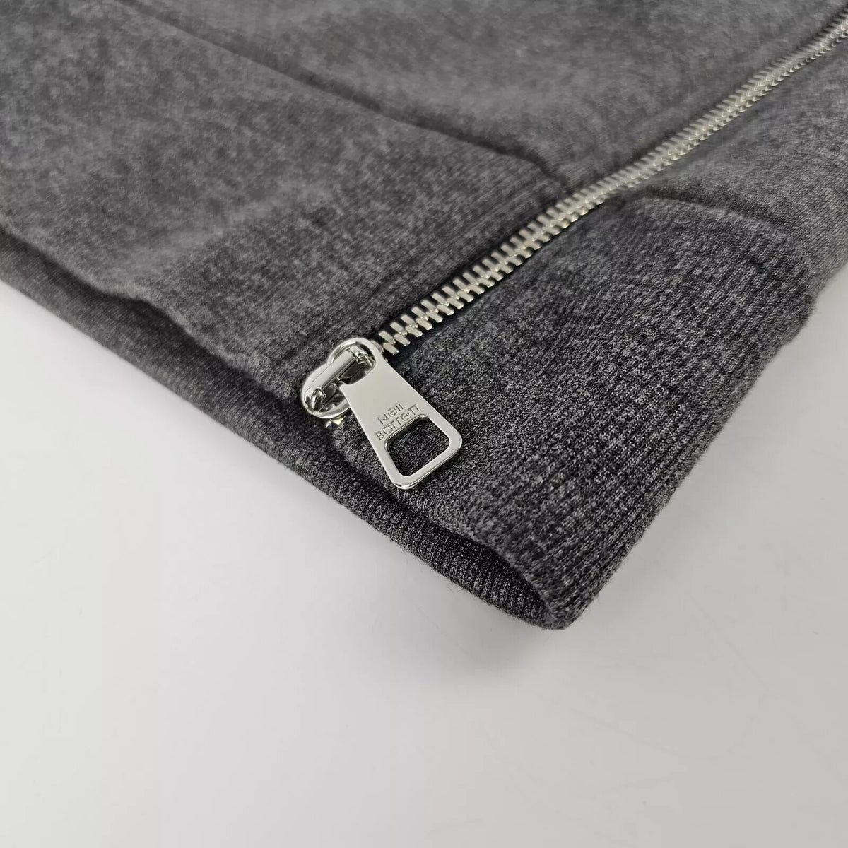 Neil Barrett Men's Gray Neoprene Sweatshirt New Size XXS