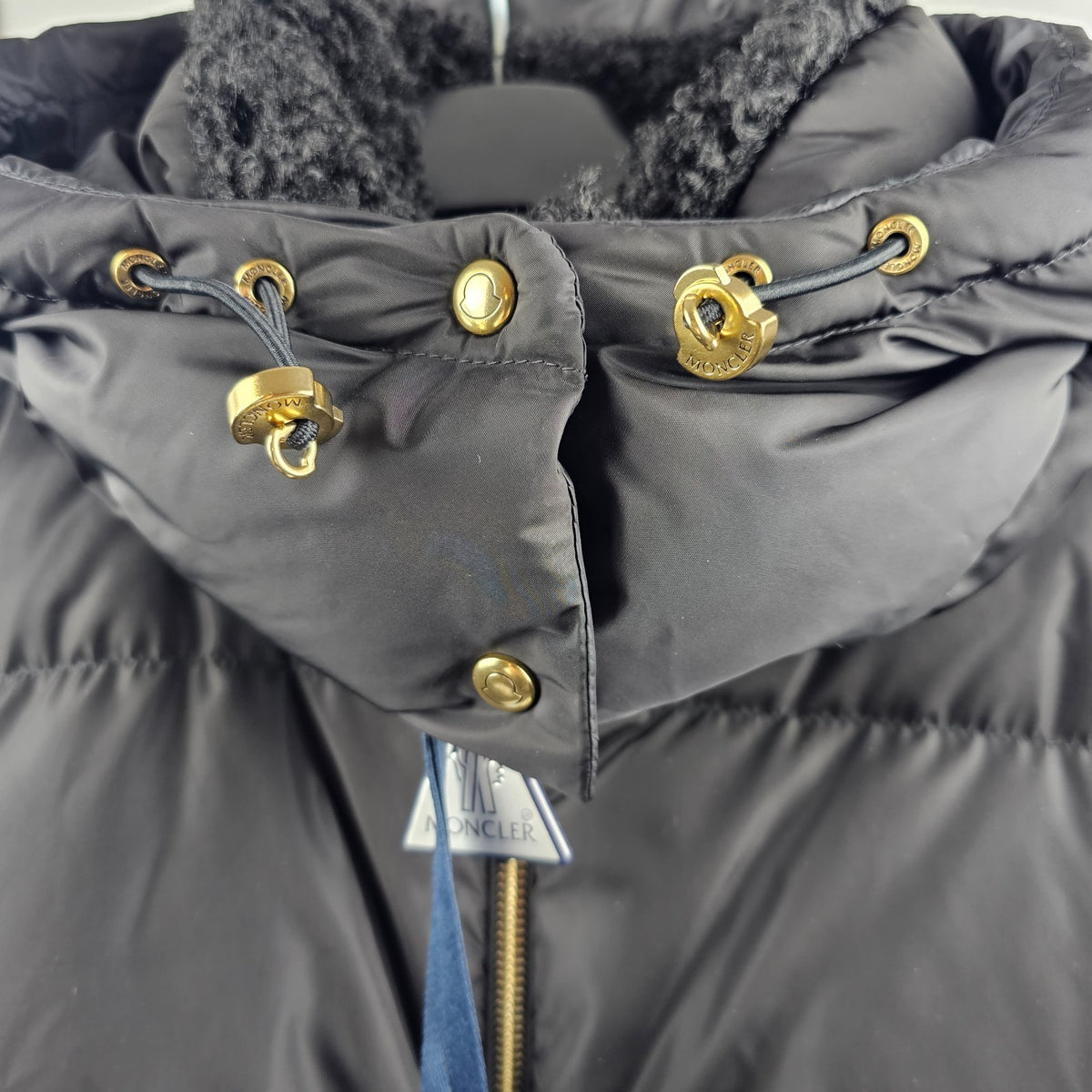 MONCLER Briant $3350 Women's Black Down Jacket New