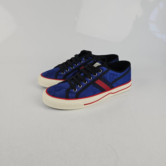GUCCI Off The Grid Men's GG Blue Sneakers New Size US 6.5 UK 6