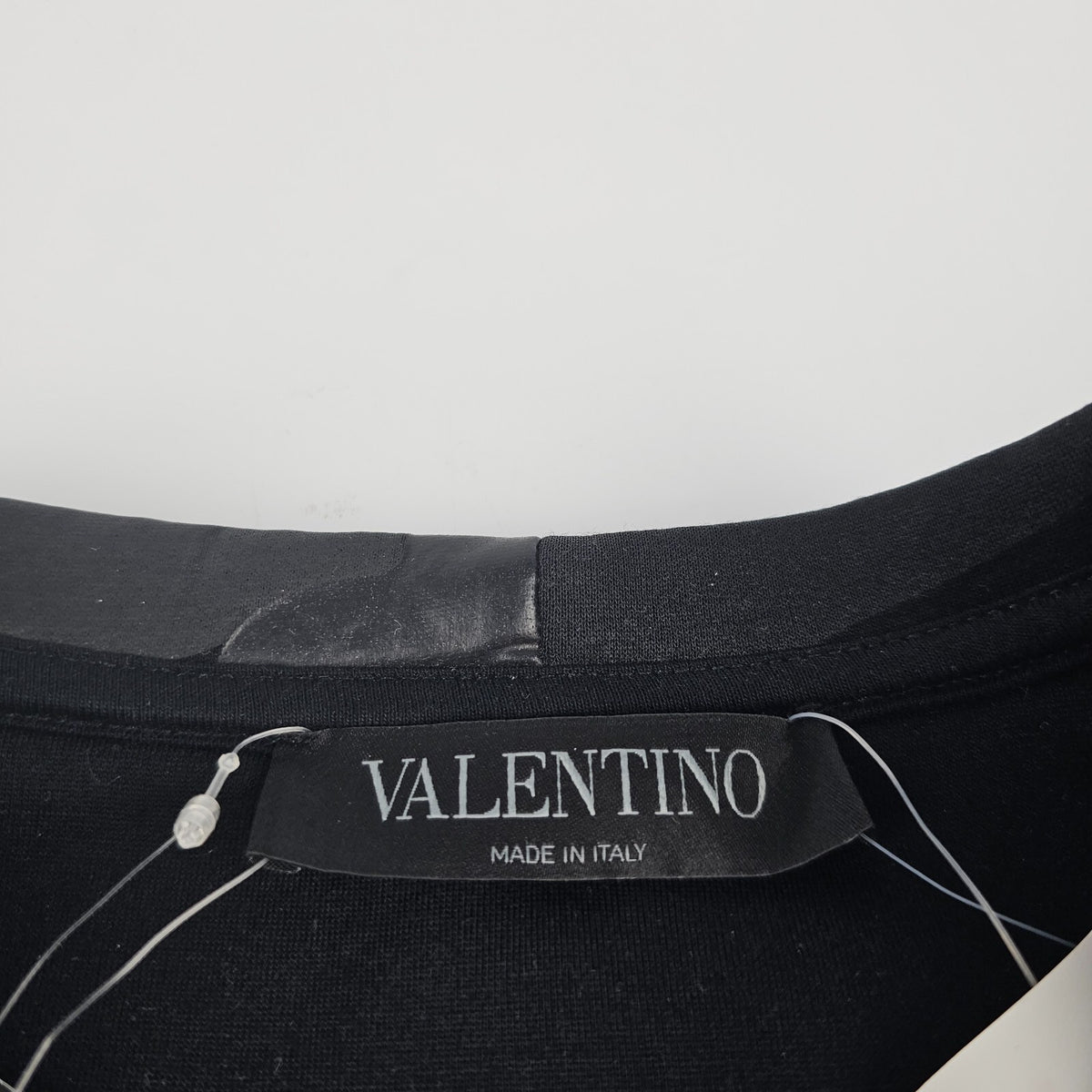 Valentino Black Neoprene Sweater Size XL New