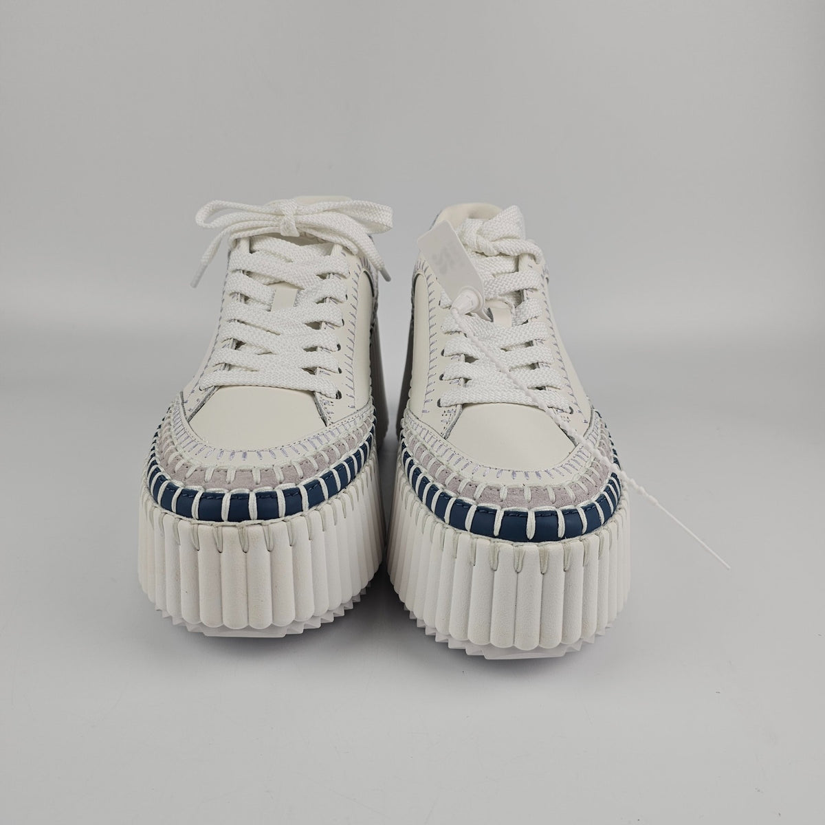 Chloe Nama Denim Blue Sneakers New & Authentic