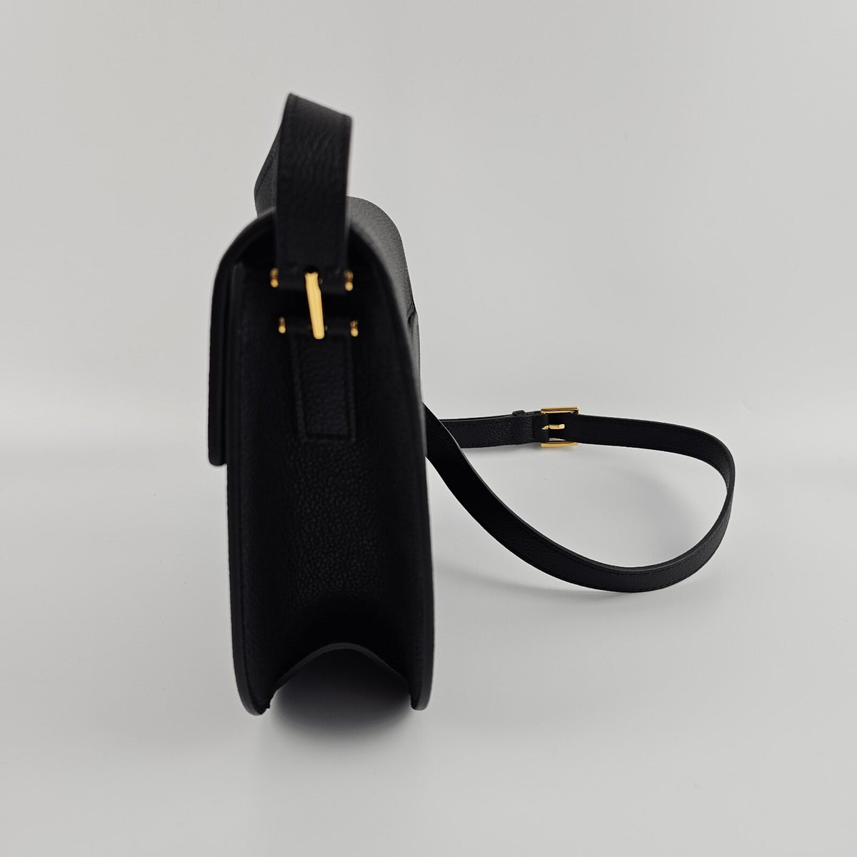 Tom Ford Mini Tara Black Leather Shoulder Bag New
