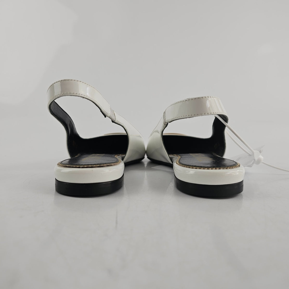 TOM FORD White Patent Leather Flats New Size 36 US 6