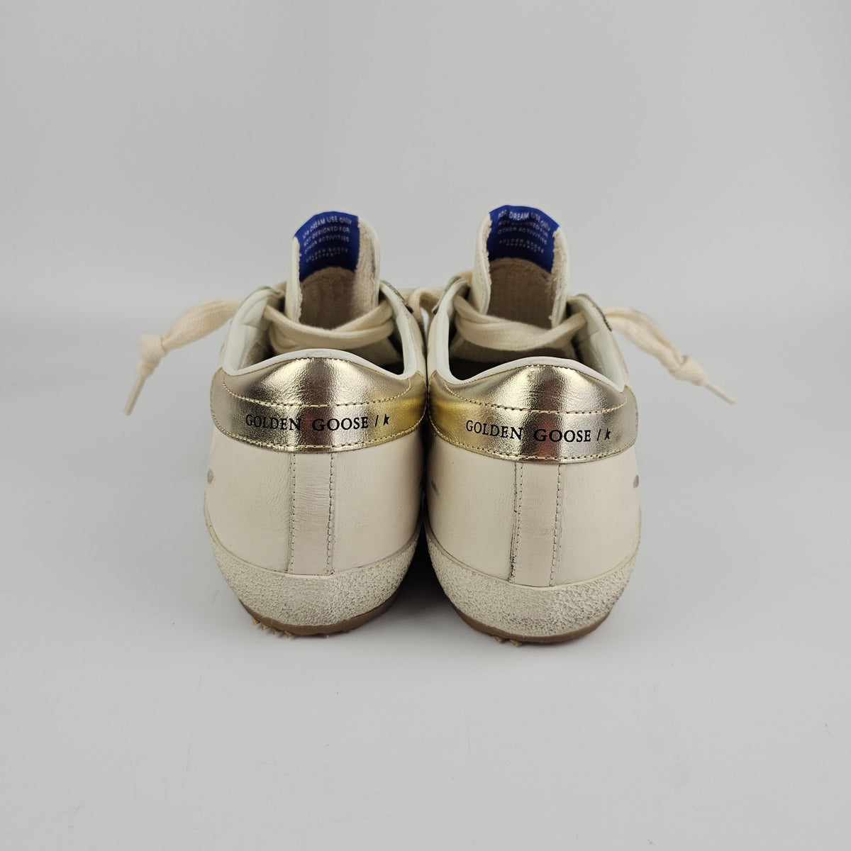 GOLDEN GOOSE Super Star Men's White/Red Sneakers New