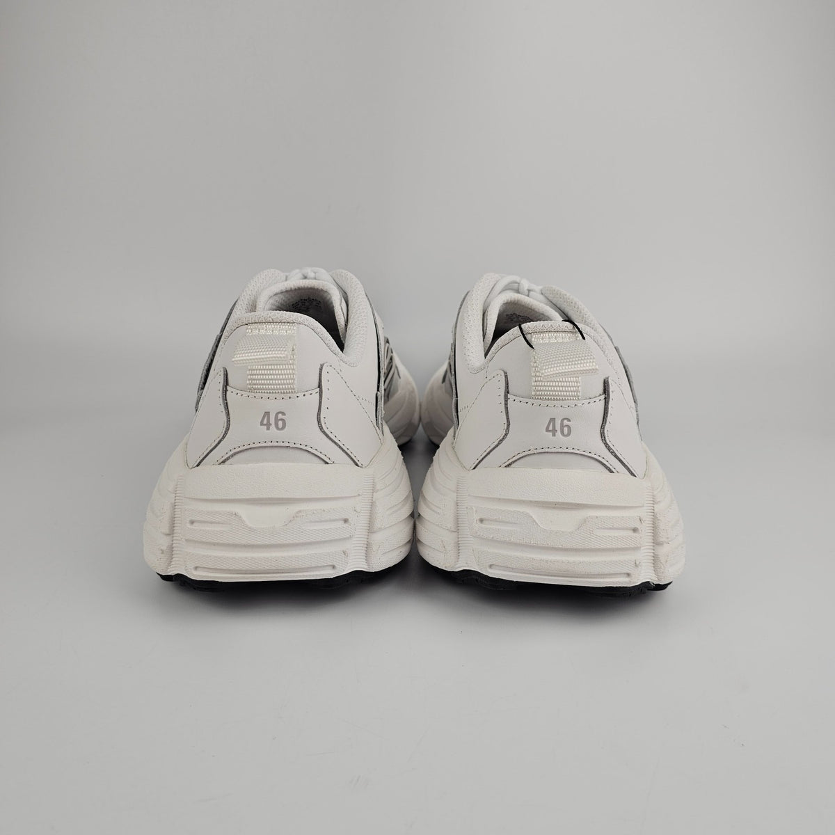 BALENCIAGA Monday Shoe $995 Men's White/Black/Gray Sneakers New & Authentic
