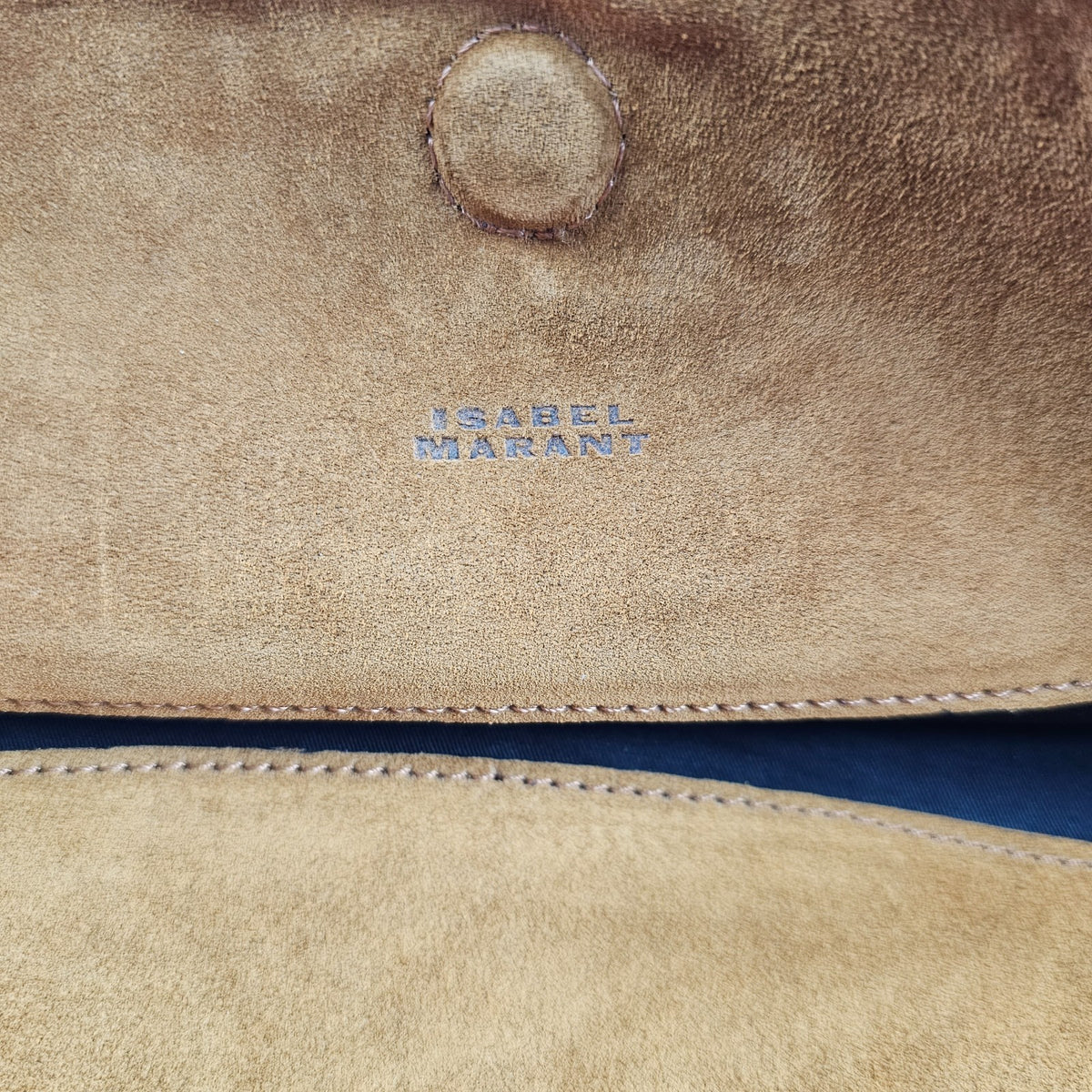 Isabel Marant Oskan Hobo Soft Cognac Shoulder Bag New And Authentic