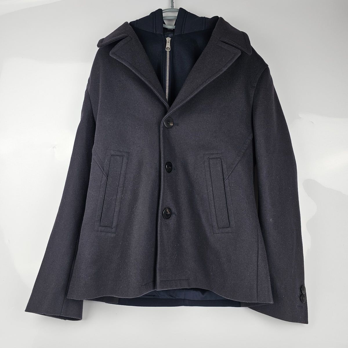 Neil Barrett Dark Woven Coat Size L (50) New