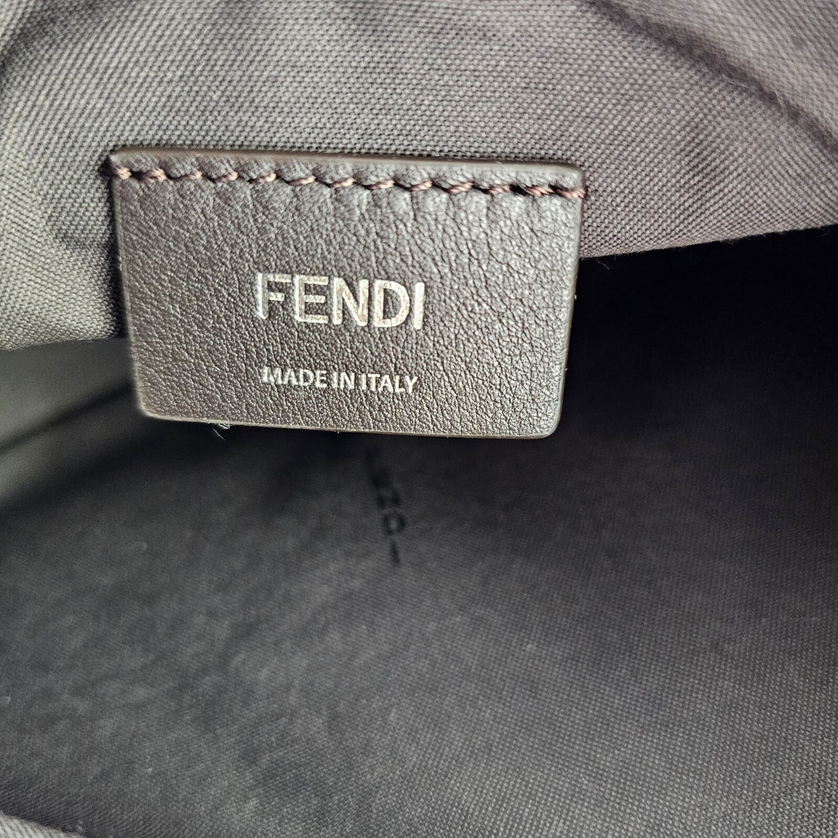 FENDI Fendigraphy Mini $2400 Blue Leather Denim Top Handle Bag New & Authentic