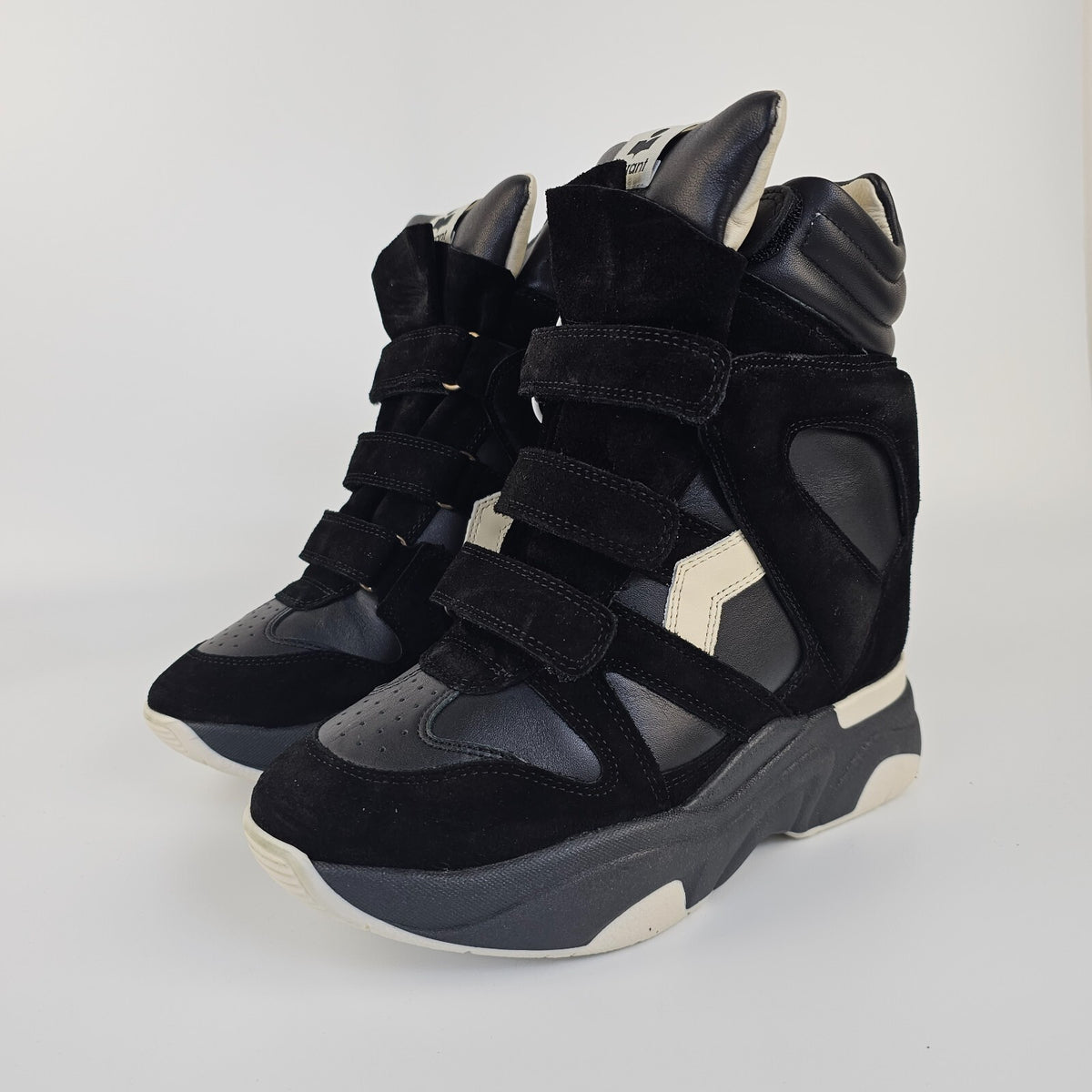 Isabel Marant Balskee Black Suede Sneakers New