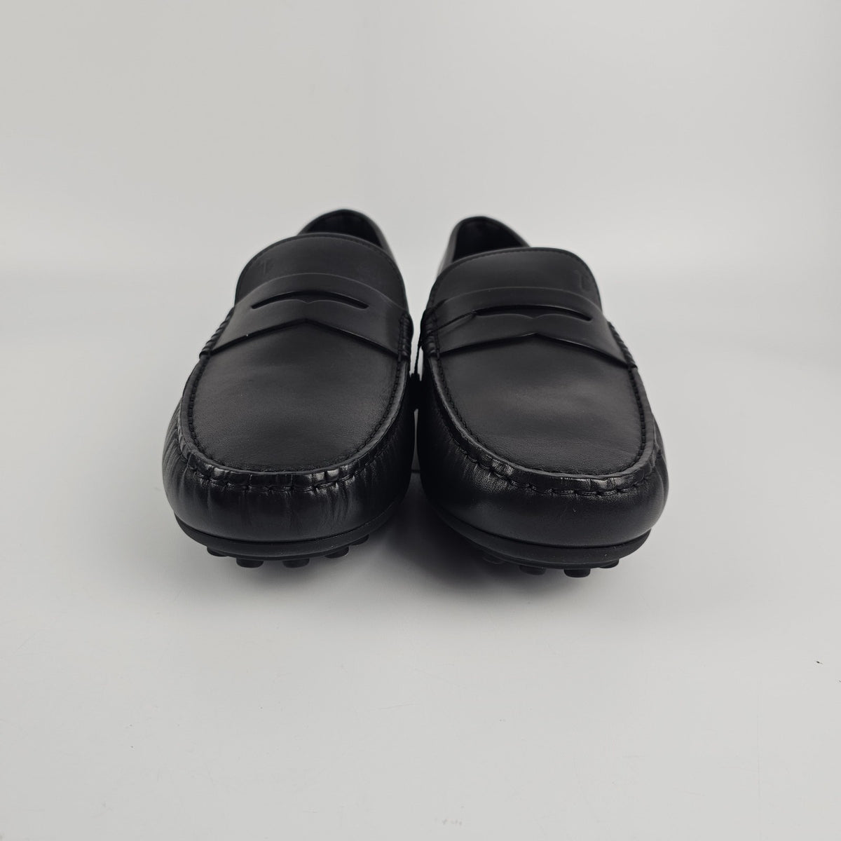 TOD'S City Gommino Black Loafers New & Authentic