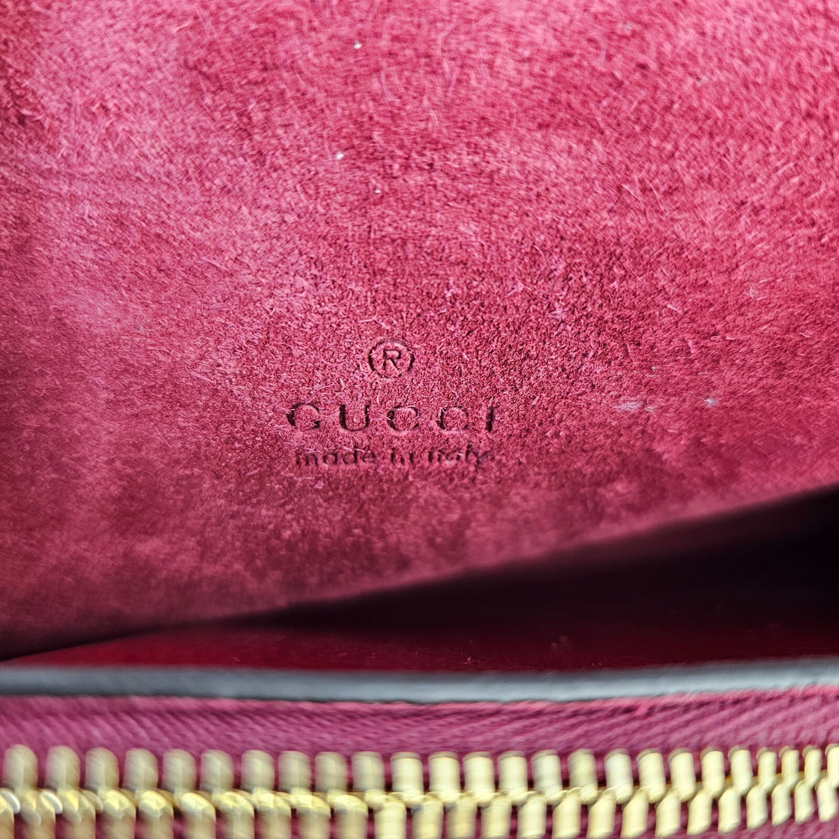GUCCI Dionysus Medium $3650 Rosso Ancora Patent Leather Shoulder Bag New