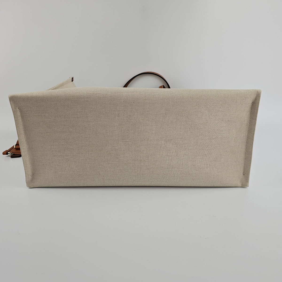 GUCCI Maxi $2450 Beige Cotton Tote Bag New And Authentic
