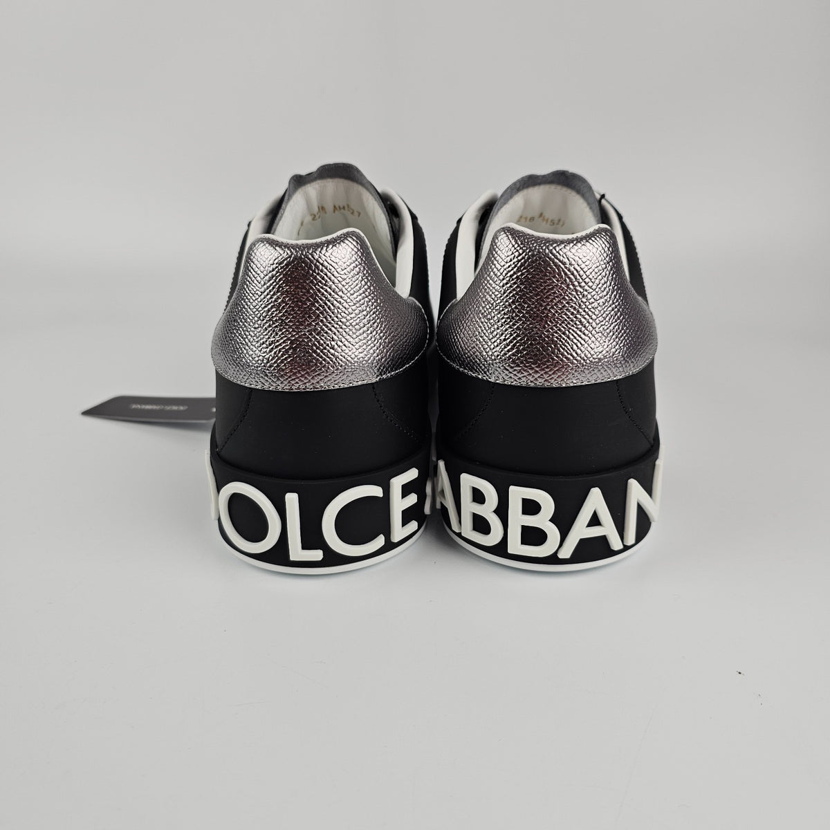 DOLCE&GABBANA Men's Portofino Black Leather New & Authentic