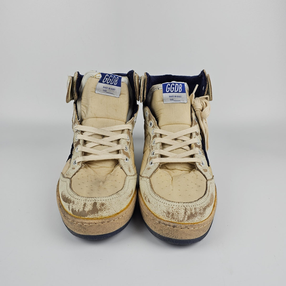 GOLDEN GOOSE SKY Star Men's White Leather Sneakers New