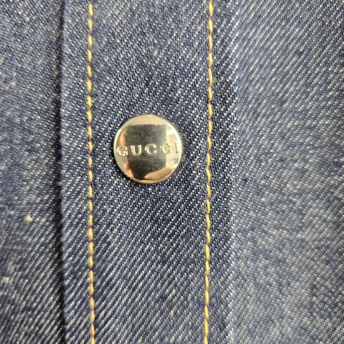 GUCCI $2800 Dark Blue Denim With Horsebit Mini Dress New & Authentic