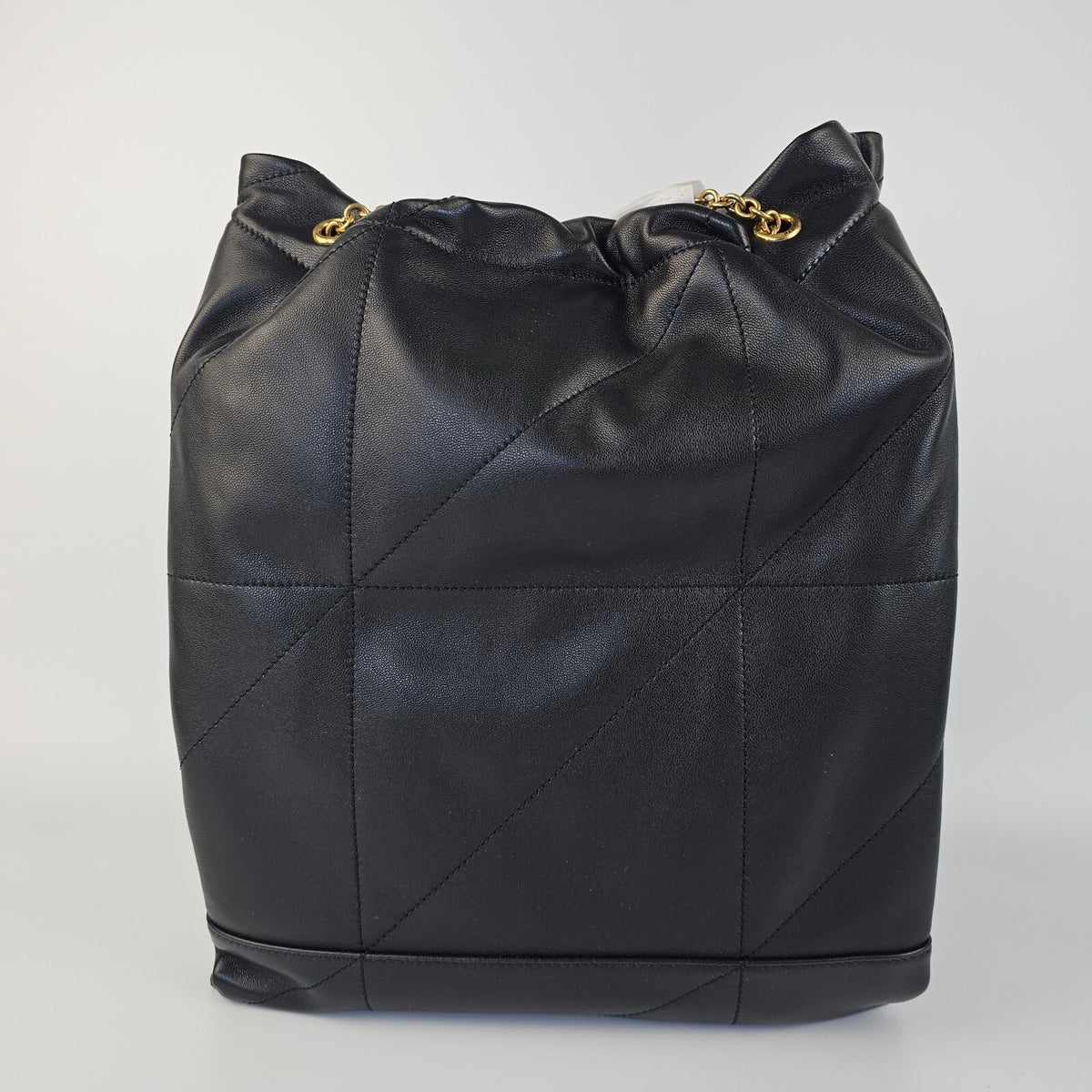 SAINT LAURENT Jamie 4.3 Pochon Black Leather Shoulder Bag New/Authentic