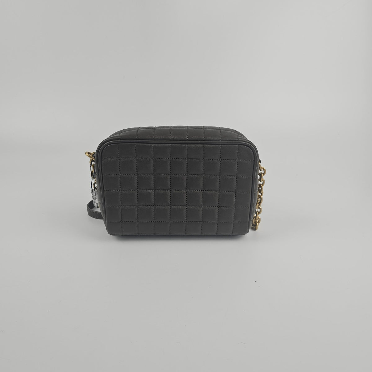 SAINT LAURENT Cassandre Light Musk Carre Lambskin Camera Bag New