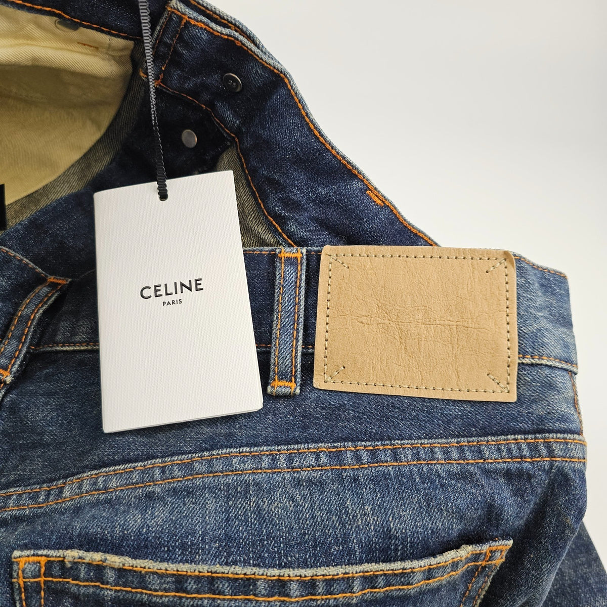 CELINE $1350 Vintage Sapphire Wesley Jeans New & Authentic