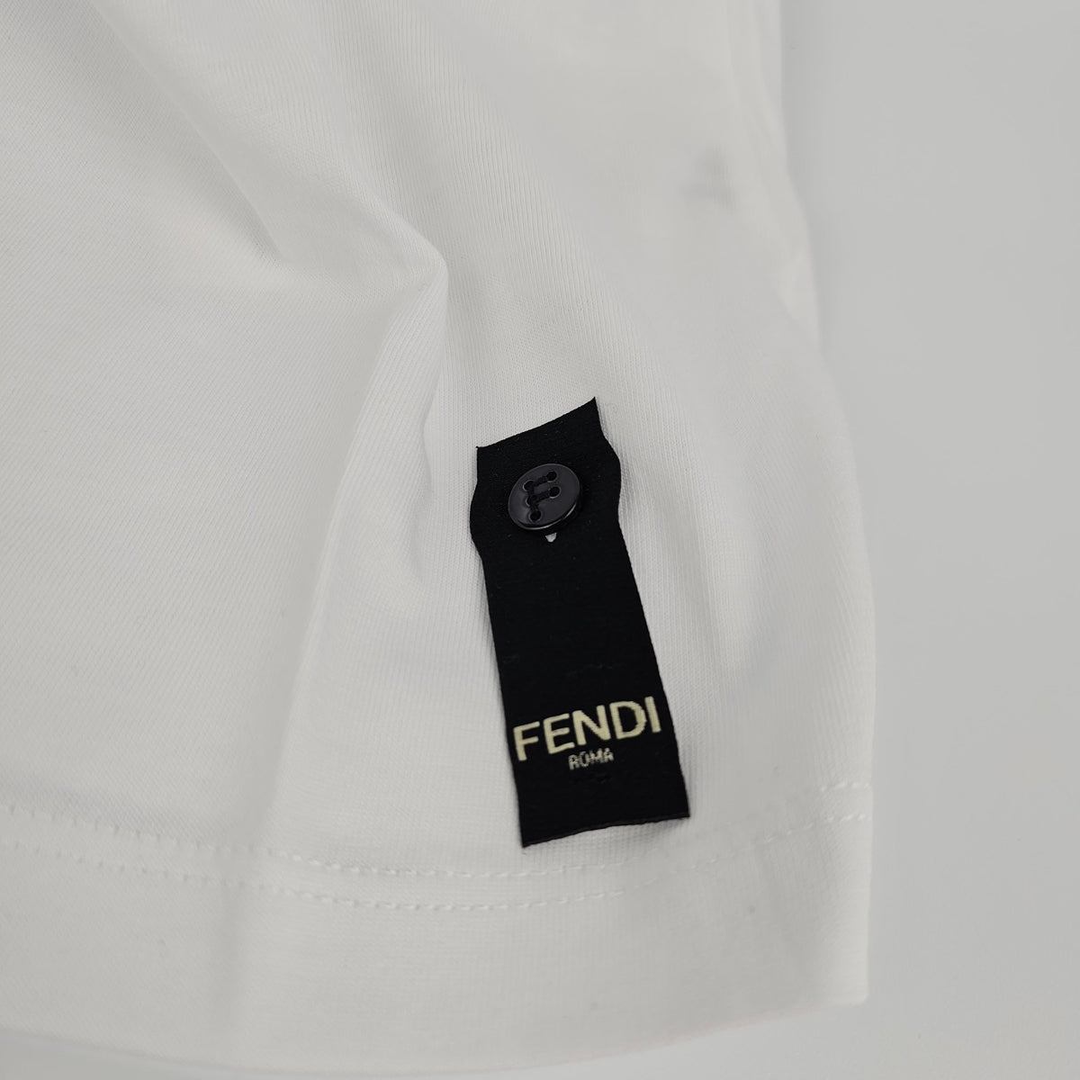 FENDI $790 White Cotton T-shirt New & Authentic