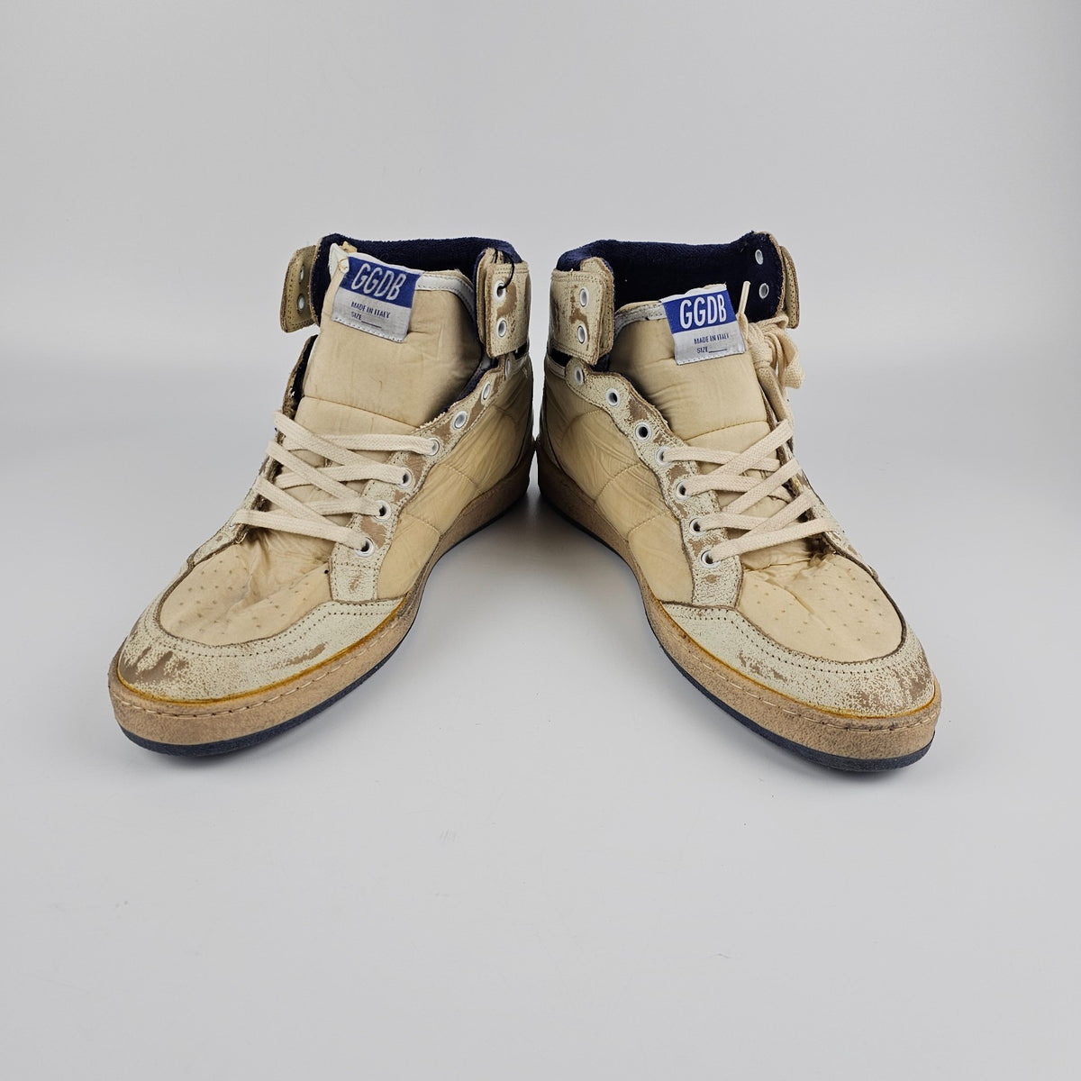 GOLDEN GOOSE SKY Star Men's White Leather Sneakers New