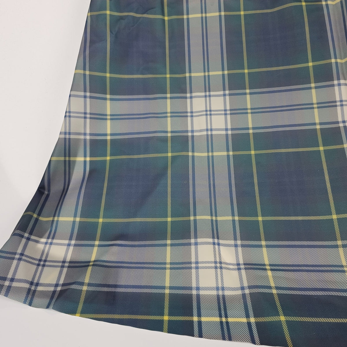 BURBERRY Checkered Blue Skirt Size 8 New
