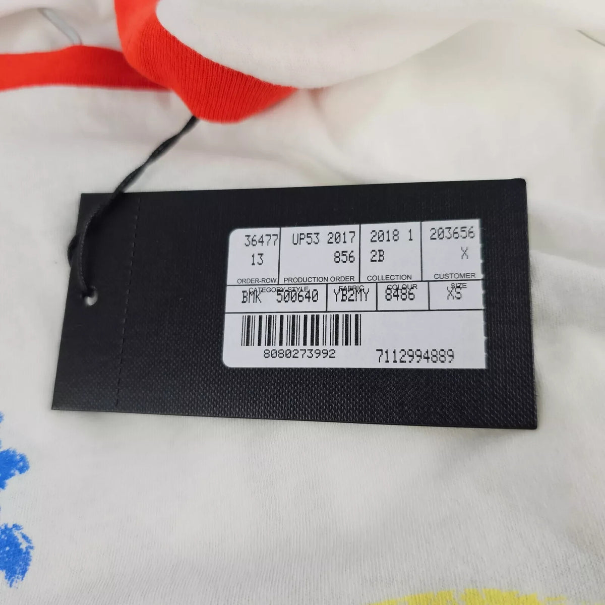 SAINT LAURENT Men's White Waiting For Sunset T-shirt New Size XS