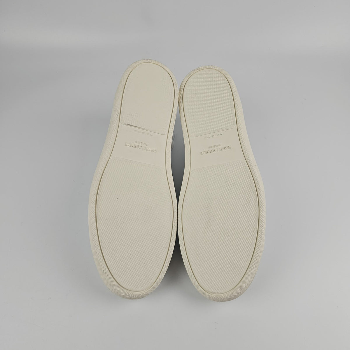 SAINT LAURENT Gym Blanc Optique Sneakers New Size 43.5 US 10.5