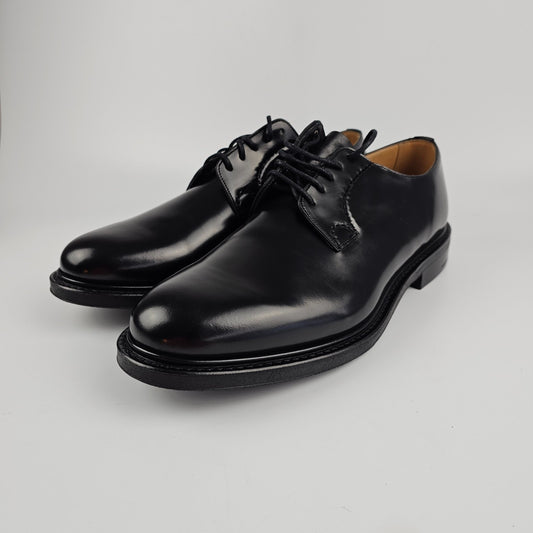 Church's Shannon Black Leather Derby Shoes New/Authentic