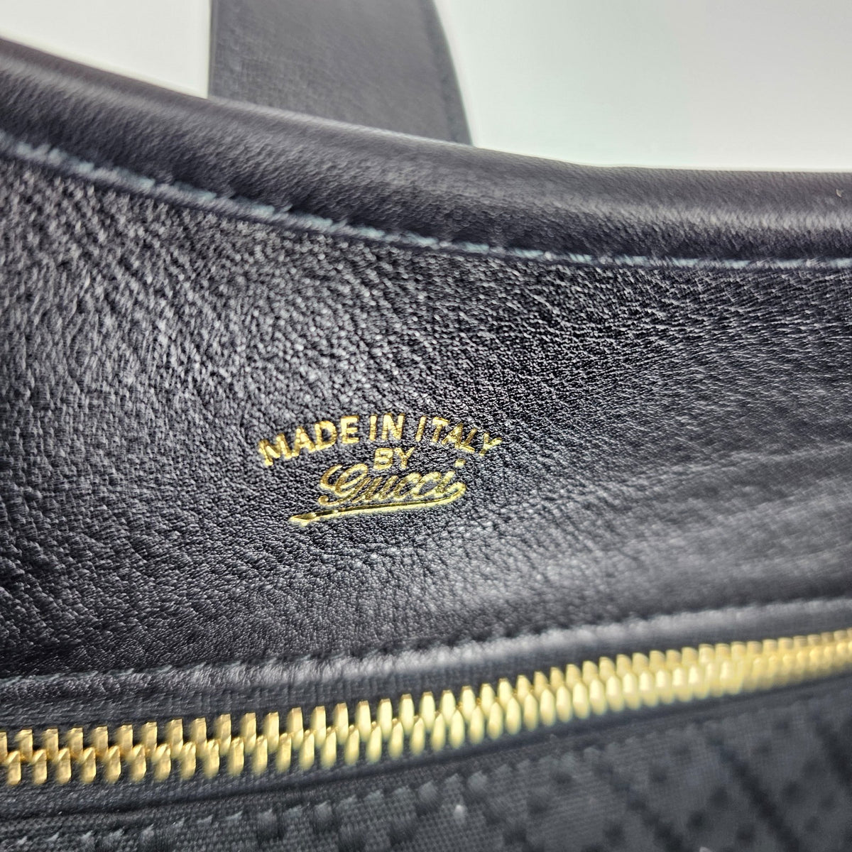 GUCCI $3600 Mercato Medium Black Tote Bag New & Authentic