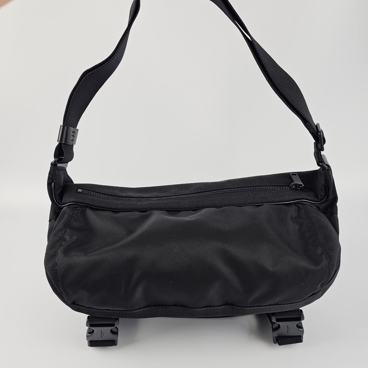 SAINT LAURENT Nylon $2000 Black Crossbody Bag New And Authentic