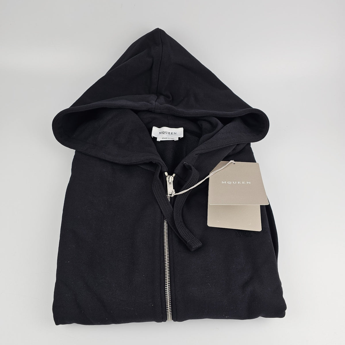 ALEXANDER MCQUEEN Black Cotton Sweatshirt New & Authentic