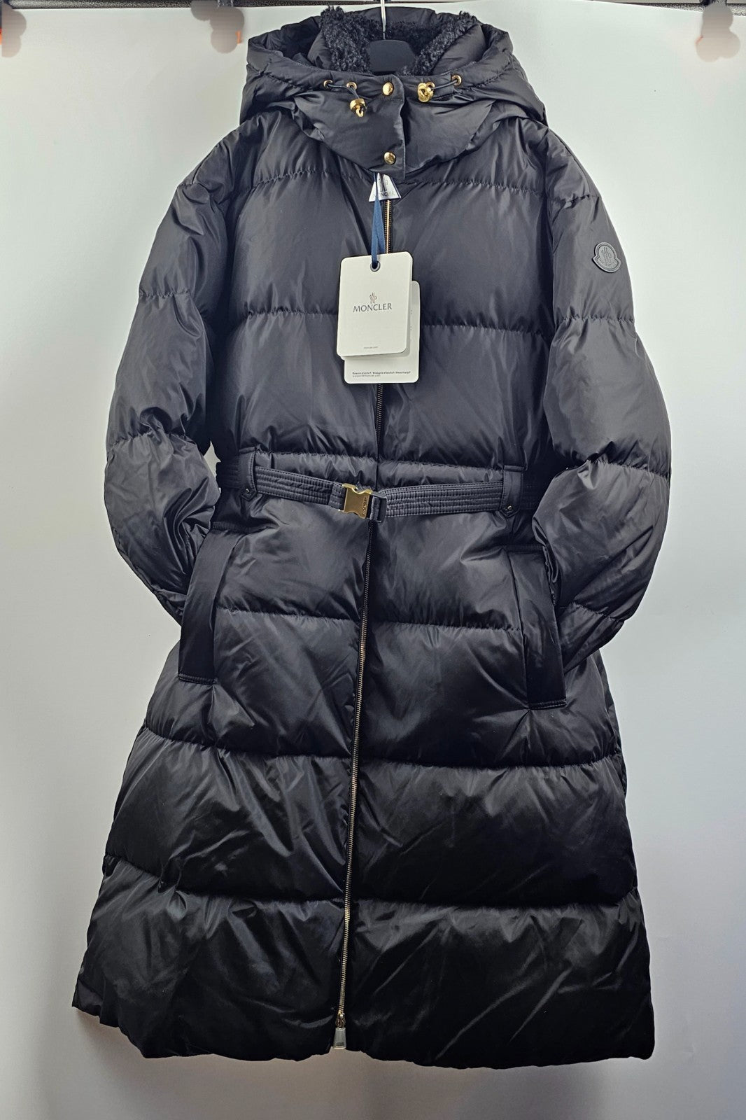 MONCLER Briant $3350 Women's Black Down Jacket New