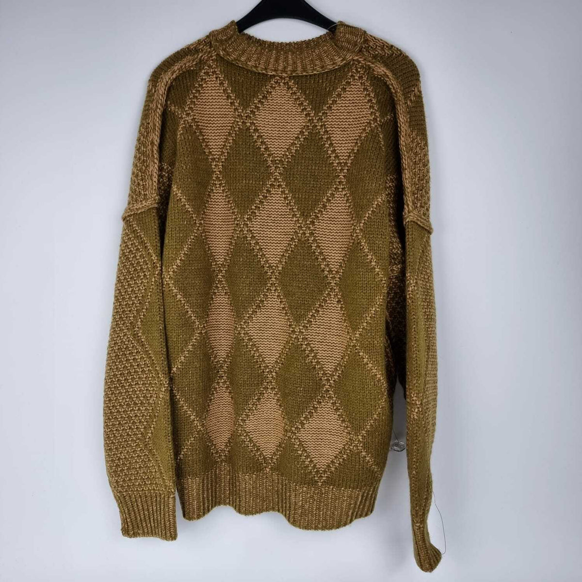 VERSACE Khaki/Brown Sweater New Size S