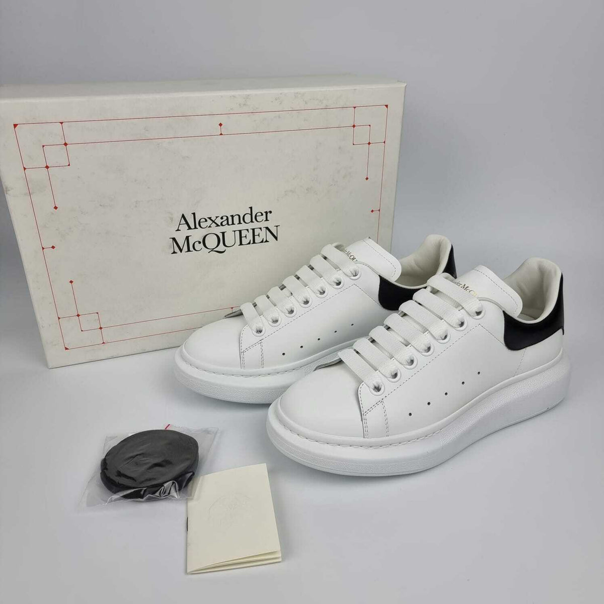 ALEXANDER MCQUEEN Oversized White And Black Sneakers New